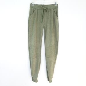 Versace 19-69 Abbigliamento Sportivo Green Joggers Small Italian Athleisure Pant